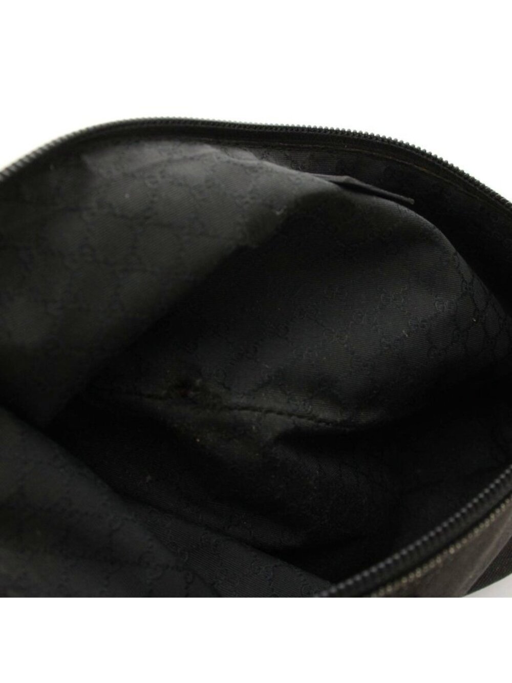 Gucci Pouch Denim Handbag Mini Black YM OH - Picture 7 of 9